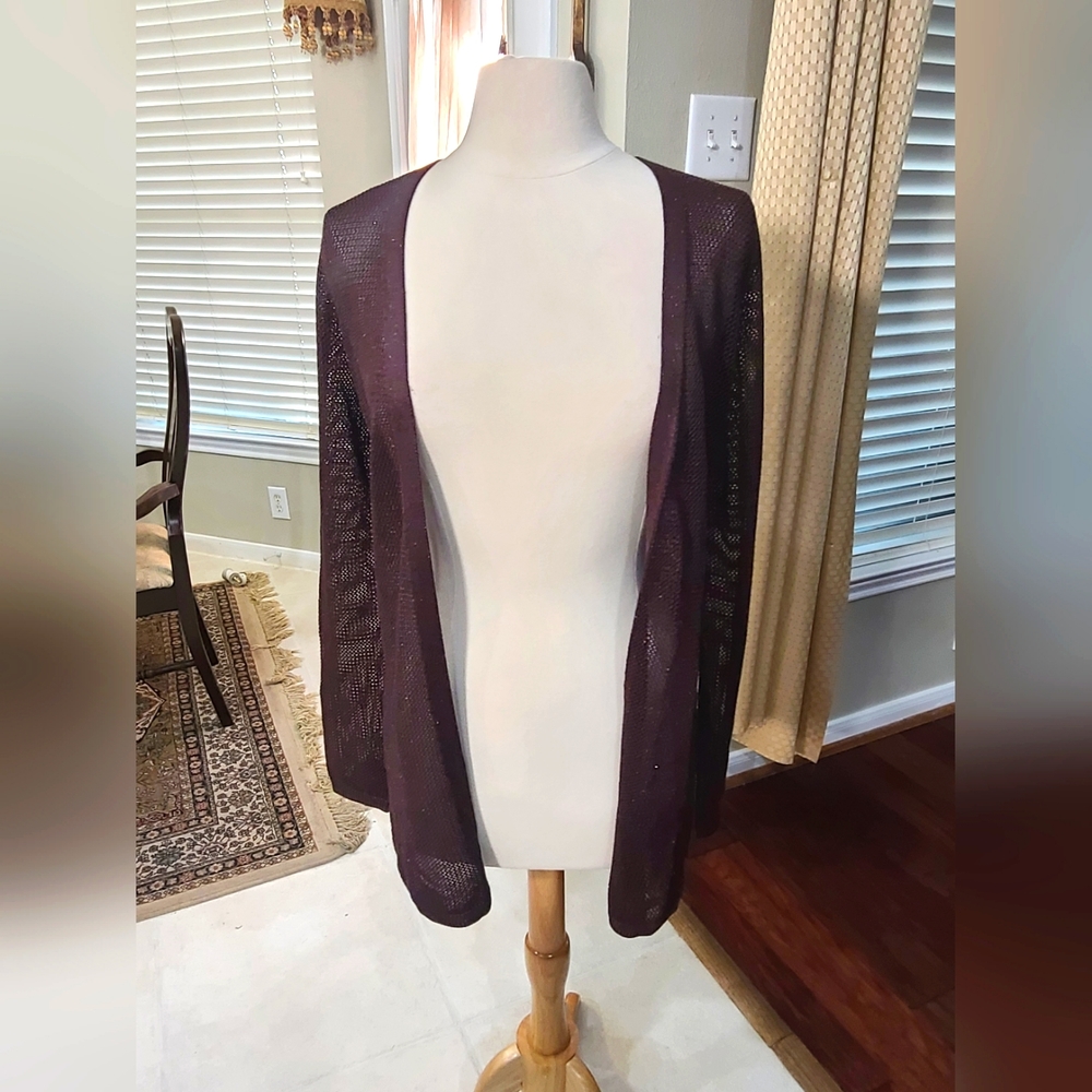 NWT Sz.Sm Copperish White House Black Market Cardigan